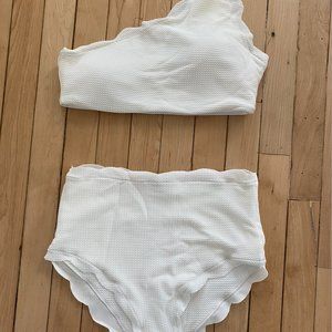 High Waisted Scalloped Bikini, MARYSIA-like